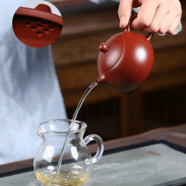 Yixing Zisha Teapot [5-color Xishi Pot Set] (5 Clay Types – 220ml±50cc)