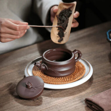 Yixing Zisha Teapot [Bamboo] (Zi Ni – 240ml)