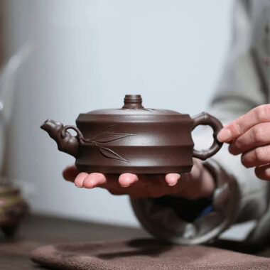 Yixing Zisha Teapot [Bamboo] (Zi Ni – 240ml)