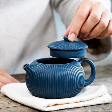 Yixing Zisha Teapot [Begonia Xishi] (Tian Qing Ni – 260ml)