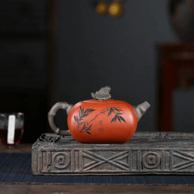 Yixing Zisha Teapot [Blessing Everywhere] (Qing Shui Ni – 380ml)