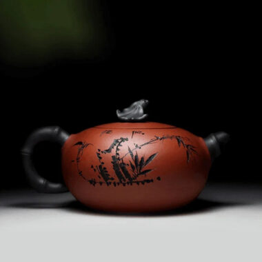 Yixing Zisha Teapot [Blessing] (Qing Shui Ni – 340ml)