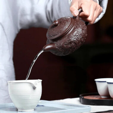 Yixing Zisha Teapot [Dragon Antique] (Zi Ni – 310ml)