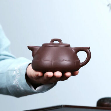 Yixing Zisha Teapot [Fan Lian] (Zi Ni – 220ml)