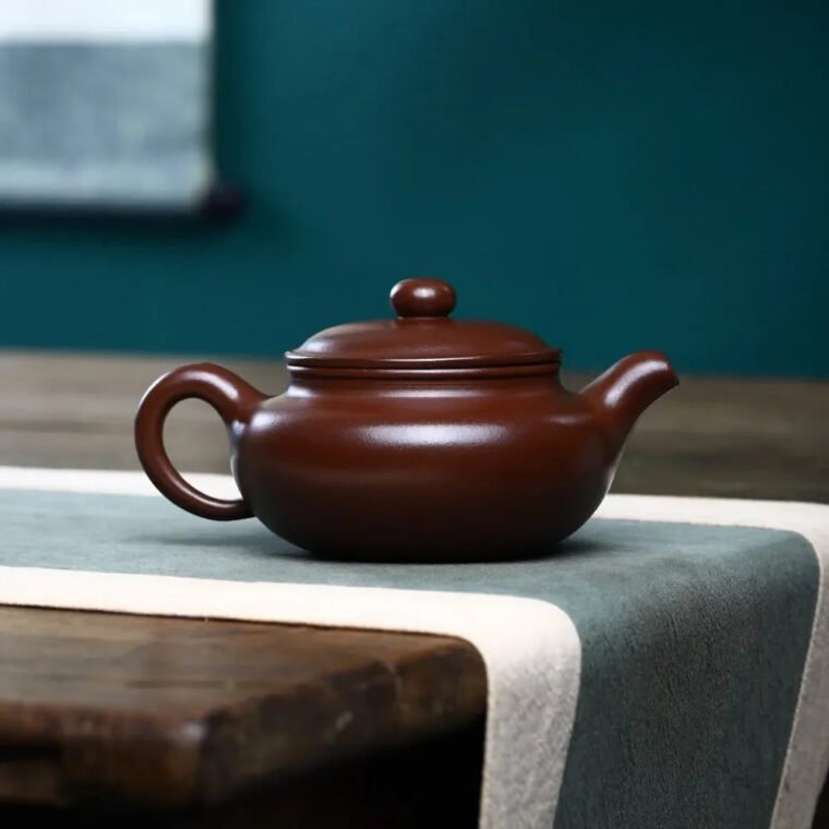 Yixing Zisha Teapot [Fanggu Pot] (Lao Zi Ni – 330ml)
