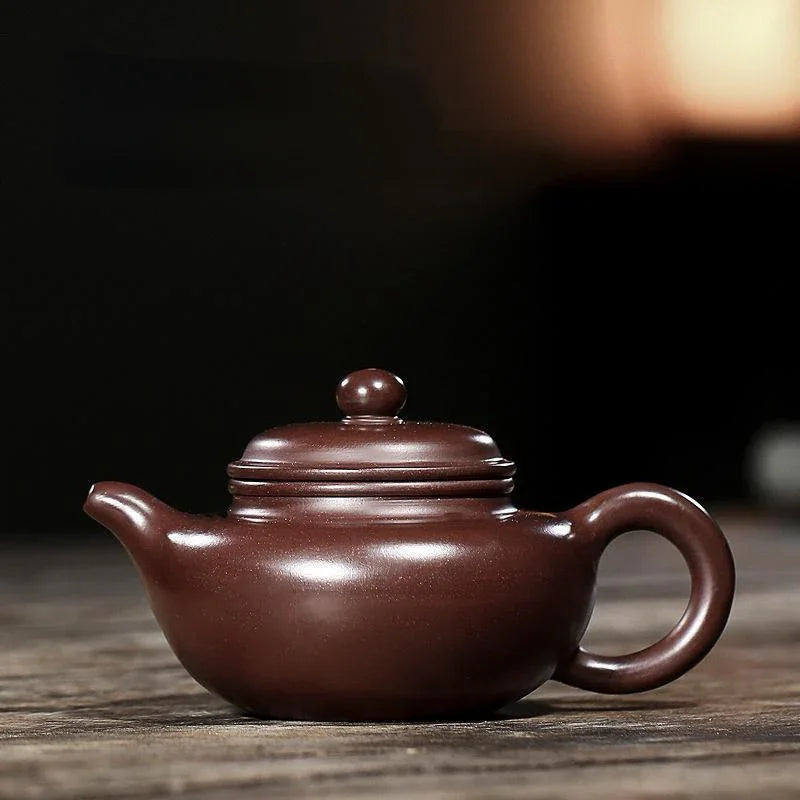 Yixing Zisha Teapot [Fanggu Pot] (Zi Zhu Ni – 240ml)