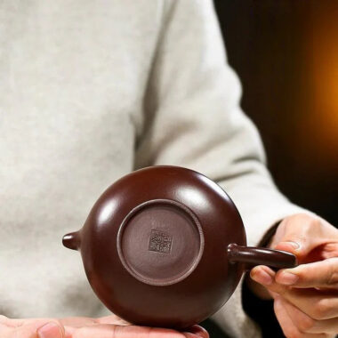 Yixing Zisha Teapot [Fanggu Pot] (Zi Zhu Ni – 240ml)