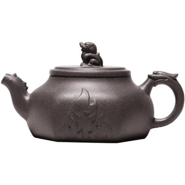 Yixing Zisha Teapot [Flame Pot] (Qinghui Ni – 200ml)