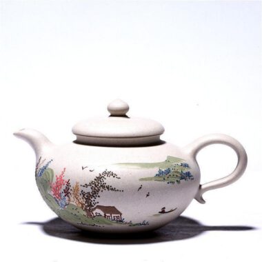 Yixing Zisha Teapot [Graceful] (Bai Duan Ni – 270ml)