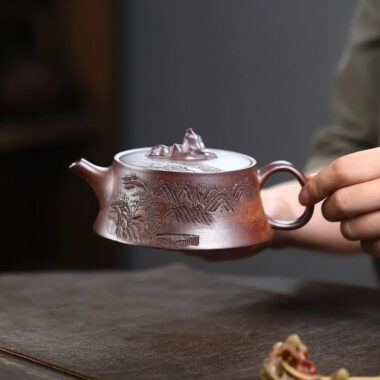 Yixing Zisha Teapot [Guan Shan] (High Temperature Duan Ni – 230ml)