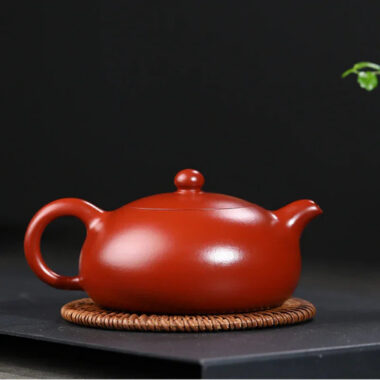 Yixing Zisha Teapot [Half Moon Pot] (Zhu Ni – 280ml)