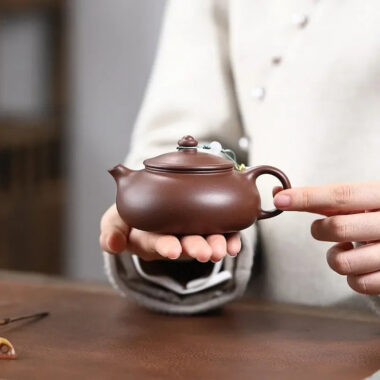 Yixing Zisha Teapot [Han Jiang] (Bensan Lu Ni/Zi Ni – 160ml)