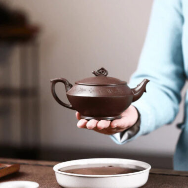 Yixing Zisha Teapot [Han Yun Pot] (Zi Ni – 280ml)
