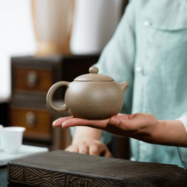Yixing Zisha Teapot [Jinxiu Shanhe Xishi] (Douqing Sha – 270ml)