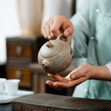 Yixing Zisha Teapot [Jinxiu Shanhe Xishi] (Douqing Sha – 270ml)