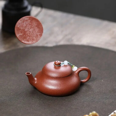 Yixing Zisha Teapot [Junde] (Wrinkled Skin Zhu Ni – 150ml)