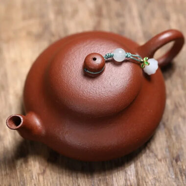Yixing Zisha Teapot [Junde] (Wrinkled Skin Zhu Ni – 150ml)