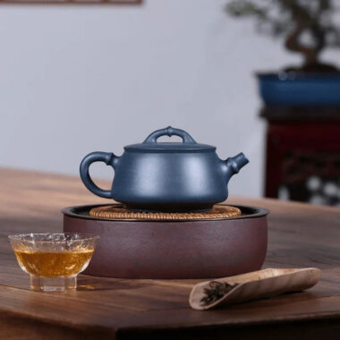 Yixing Zisha Teapot [Kuan Kou Shi Piao] (Tian Qing Ni – 250ml)