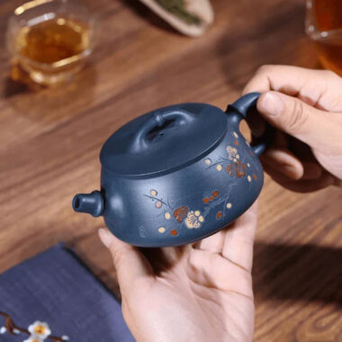Yixing Zisha Teapot [Kuan Kou Shi Piao] (Tian Qing Ni – 250ml)