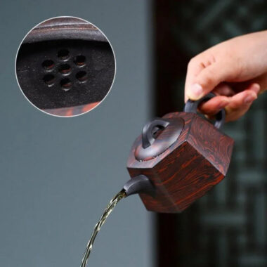 Yixing Zisha Teapot [Liufang Jing Lan] (Lao Zi Ni/Jiao Ni – 230ml)