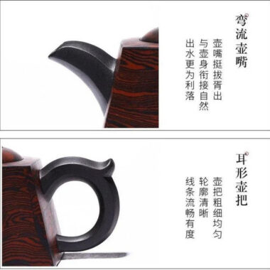 Yixing Zisha Teapot [Liufang Jing Lan] (Lao Zi Ni/Jiao Ni – 230ml)