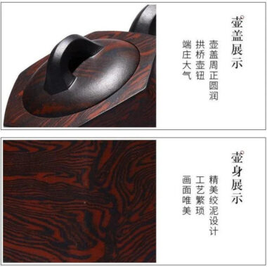 Yixing Zisha Teapot [Liufang Jing Lan] (Lao Zi Ni/Jiao Ni – 230ml)