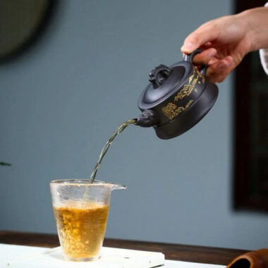 Yixing Zisha Teapot [Long Ting] (Wujin Ni – 225ml)