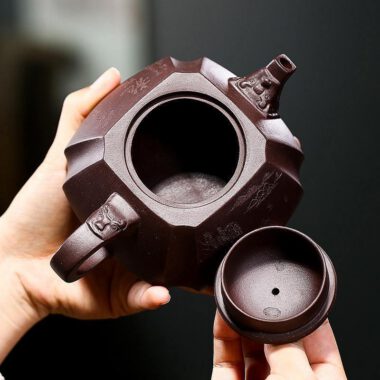Yixing Zisha Teapot [Longquan] (Zi Ni – 260ml)