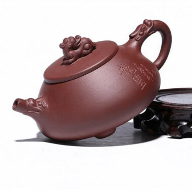 Yixing Zisha Teapot [Longxi Shi Piao] (Zi Ni – 250ml)