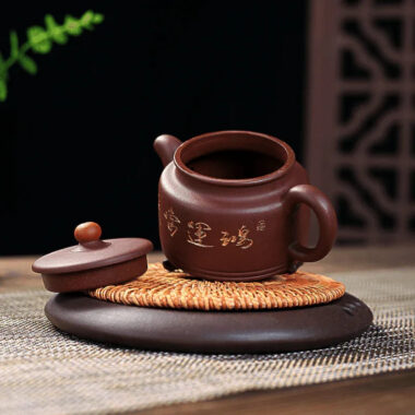 Yixing Zisha Teapot [Lucky] (Zi Ni – 220ml)