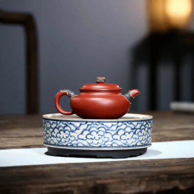 Yixing Zisha Teapot [Pine Needle Antique] (Dahongpao – 200ml)