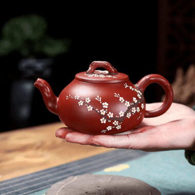 Yixing Zisha Teapot [Plum Pile] (Dahongpao – 325ml)