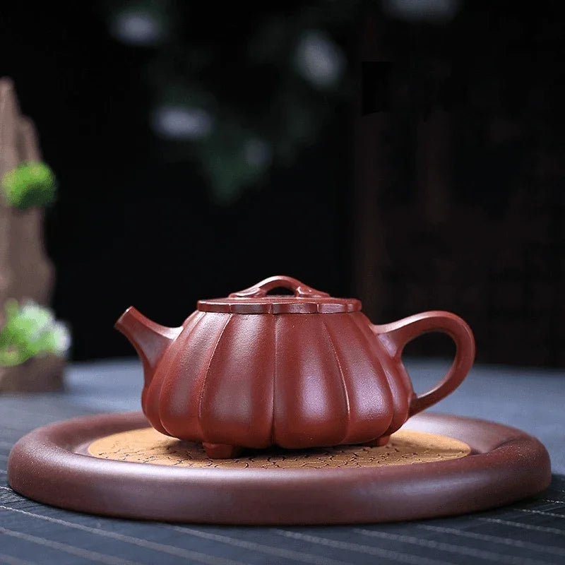 Yixing Zisha Teapot [Ribbed Shi Piao] (Dahongpao -200ml)