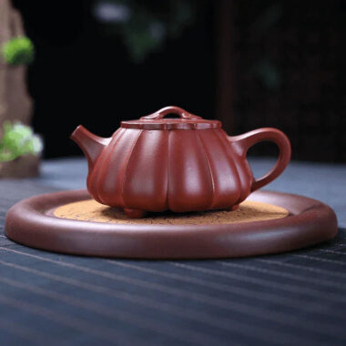 Yixing Zisha Teapot [Ribbed Shi Piao] (Dahongpao -200ml)