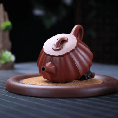 Yixing Zisha Teapot [Ribbed Shi Piao] (Dahongpao -200ml)