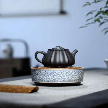 Yixing Zisha Teapot [Ribbed Shi Piao] (Shi Huang – 270ml)