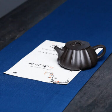 Yixing Zisha Teapot [Ribbed Shi Piao] (Shi Huang – 270ml)