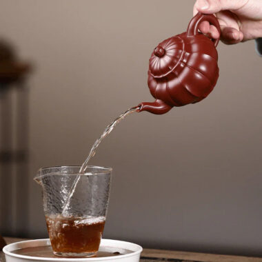 Yixing Zisha Teapot [Ribbed Xiao Ying] (Dahongpao – 200ml)