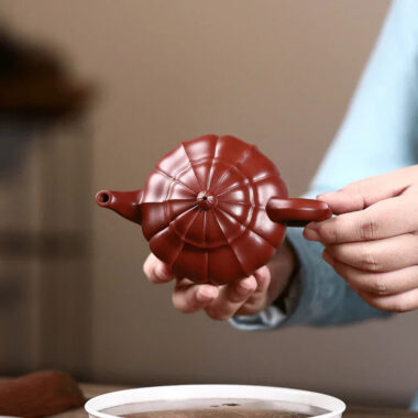 Yixing Zisha Teapot [Ribbed Xiao Ying] (Dahongpao – 200ml)