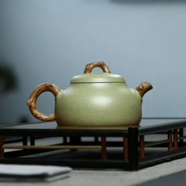 Yixing Zisha Teapot [Ru Ding] (Douqing Sha – 300ml)