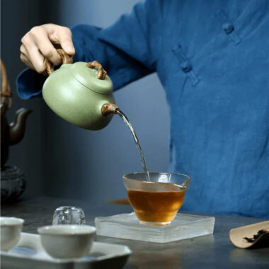 Yixing Zisha Teapot [Ru Ding] (Douqing Sha – 300ml)