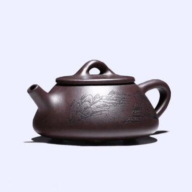 Yixing Zisha Teapot Set [Jingzhou Shi Piao] (Lao Zi Ni – 210ml)
