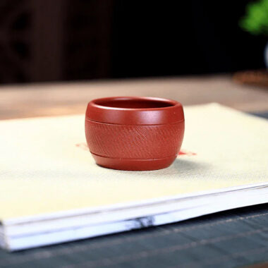 Yixing Zisha Teapot Set [Shede Zhou Pan] (Dahongpao – 150ml)