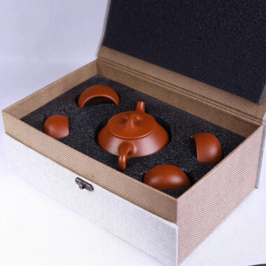 Yixing Zisha Teapot Set [Shi Piao] Set (Dahongpao – 200ml)
