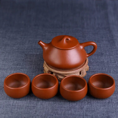 Yixing Zisha Teapot Set [Shi Piao] Set (Dahongpao – 200ml)