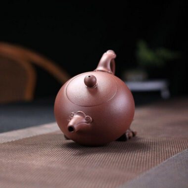 Yixing Zisha Teapot Set [Wishful Xishi] (Zi Ni – 240ml)