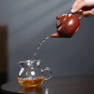 Yixing Zisha Teapot [Shan Jing Shui Ping] (Dahongpao – 210ml)