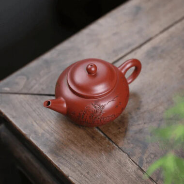 Yixing Zisha Teapot [Shan Jing Shui Ping] (Dahongpao – 210ml)