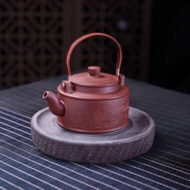 Yixing Zisha Teapot [Shanshui] (Zi Ni – 320ml)
