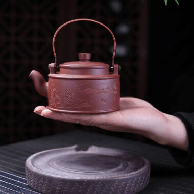 Yixing Zisha Teapot [Shanshui] (Zi Ni – 320ml)